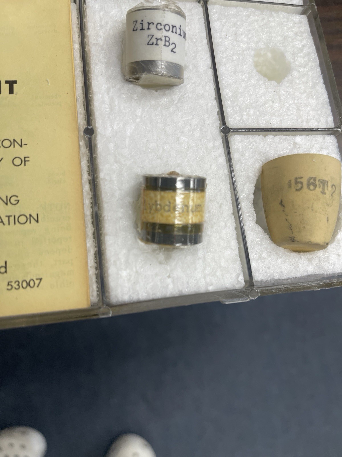 Cerac Crucible Kit Used 6 Pieces Left Good Condition