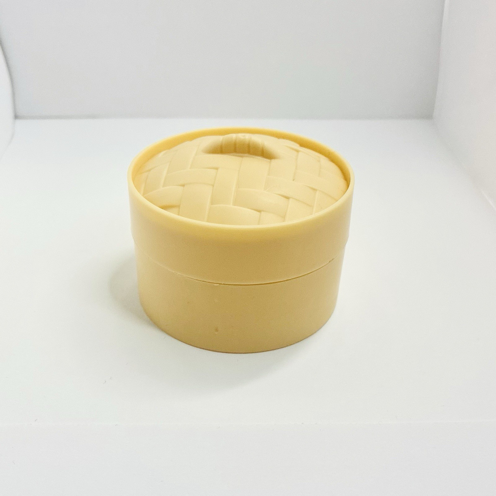 RMS Light Blue Tear-Resistant Gel Squeeze Ball with Beige Plastic Container