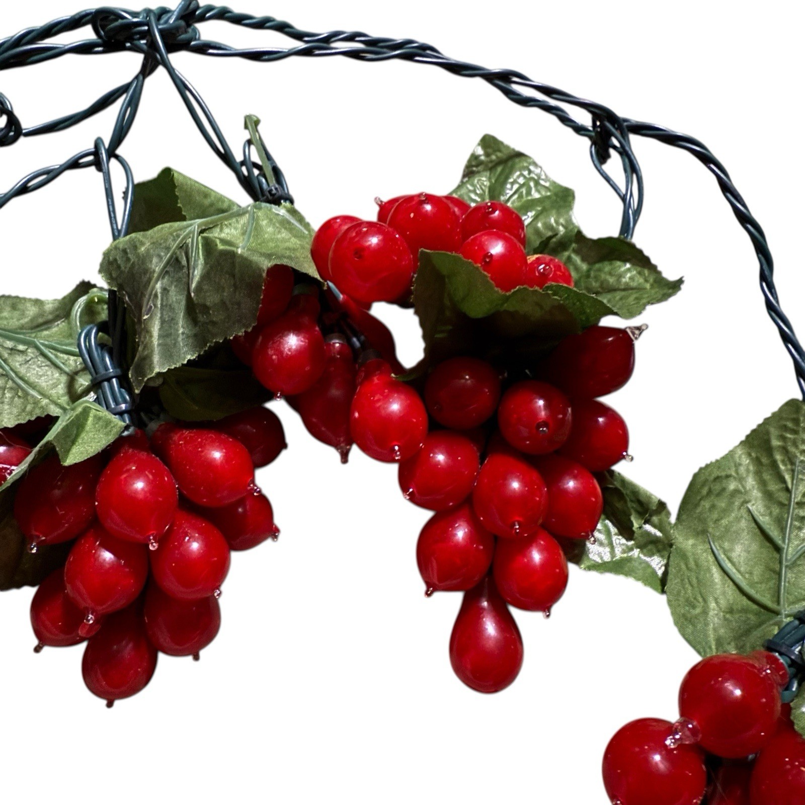 Grape Cluster String Lights Red Grapes
