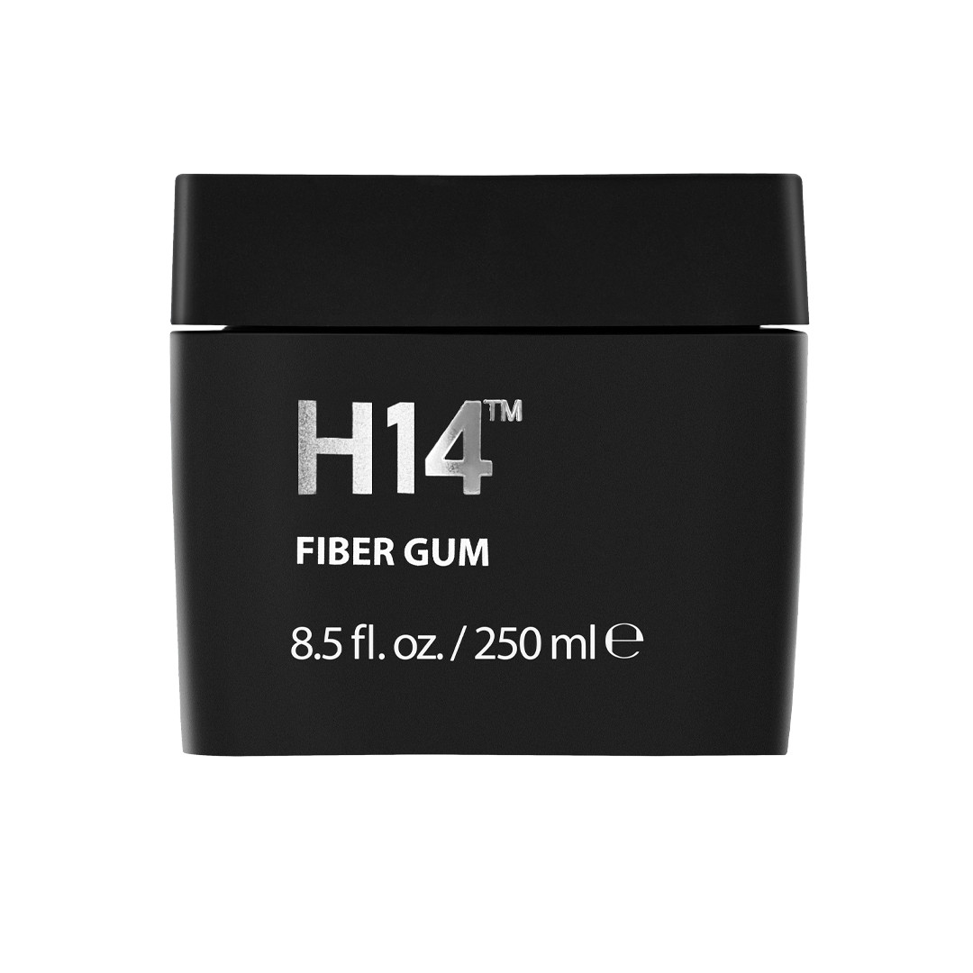 H14 Fiber Gum for Men | 3.38 oz / 100 ml | Medium Hold Styling Cream with Beeswa