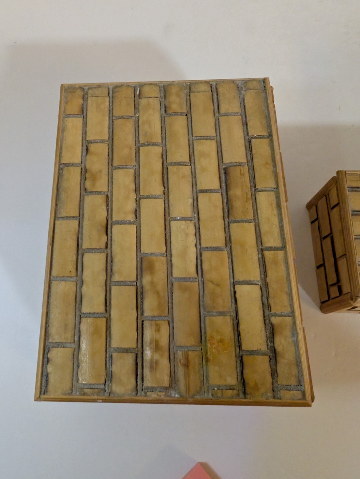 Vintage Bamboo Nesting Boxes