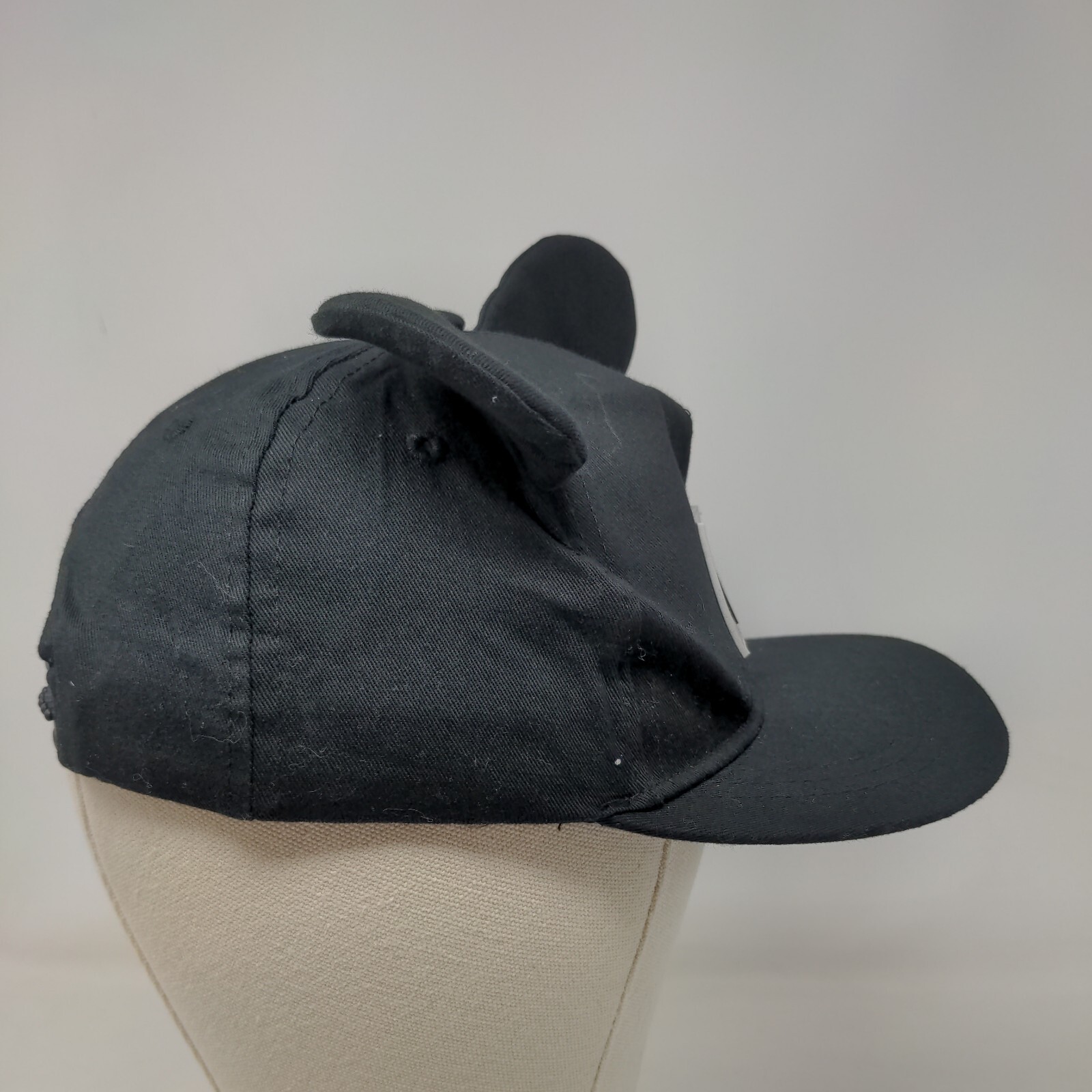 Disney Junior Mickey Boy's Snapback Hat Black OSFM Ears Distressed