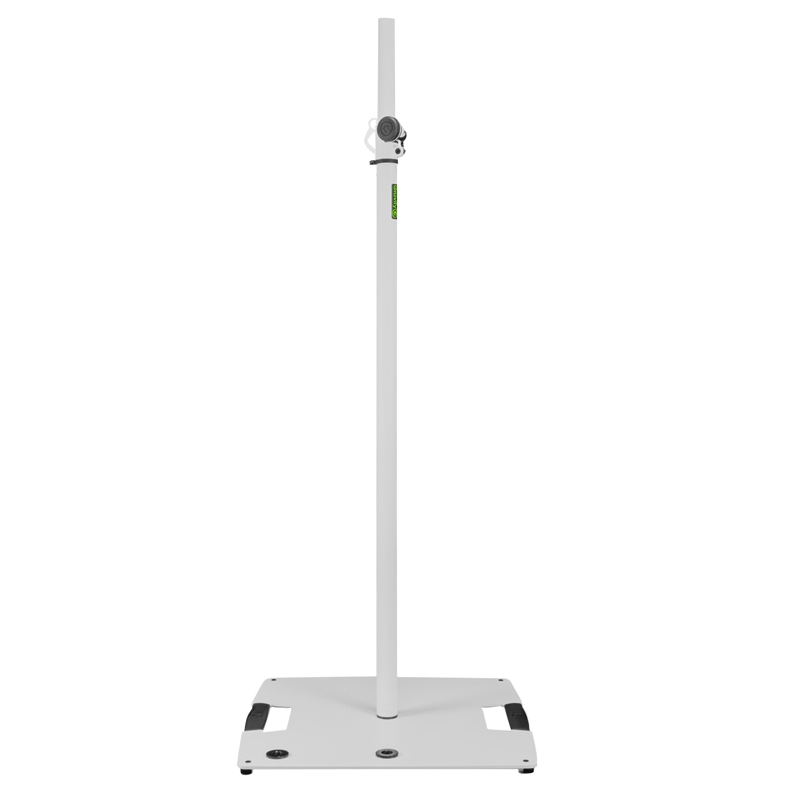 Gravity GLS431W Lighting Stand with Square Steel Base in White