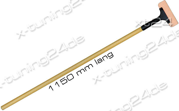 BRONZE ICE SCRAPER 115cm LONG REAL WOOD XXL TRUCK COMMERCIAL VEHICLE BUS - PREMIUM QUALITY
