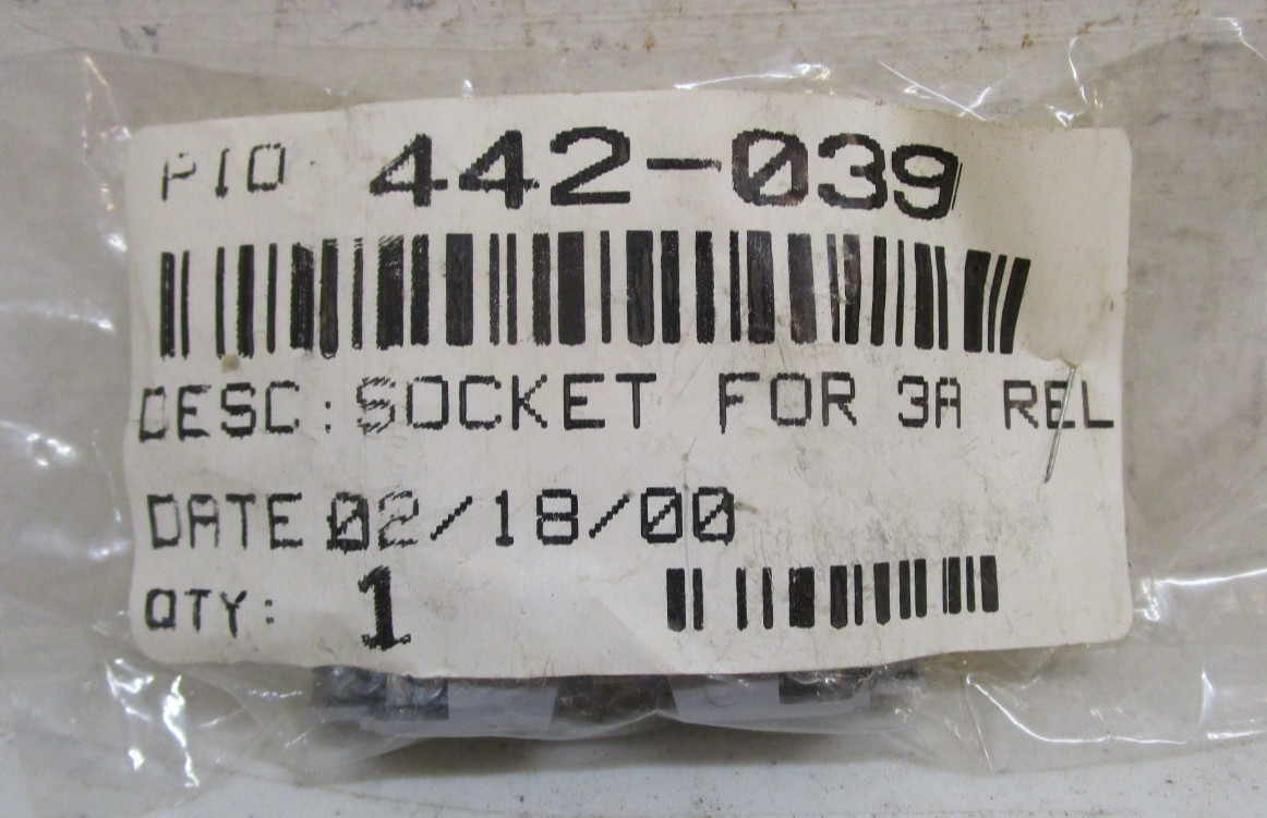 NEW POTTER & BRUMFIELD 442-039 RELAY SOCKET 27E166 LOT OF 10