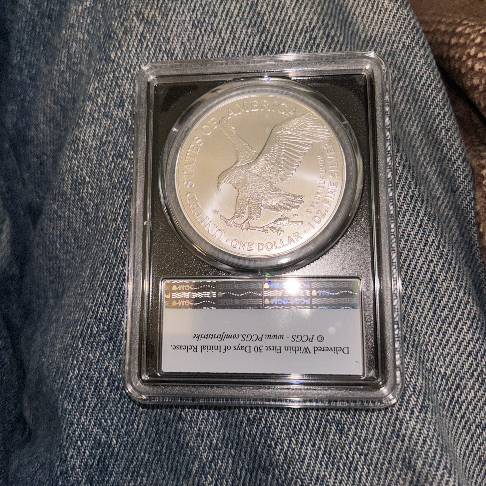 2026 $1 American Silver Eagle PCGS MS70 First Strike .999