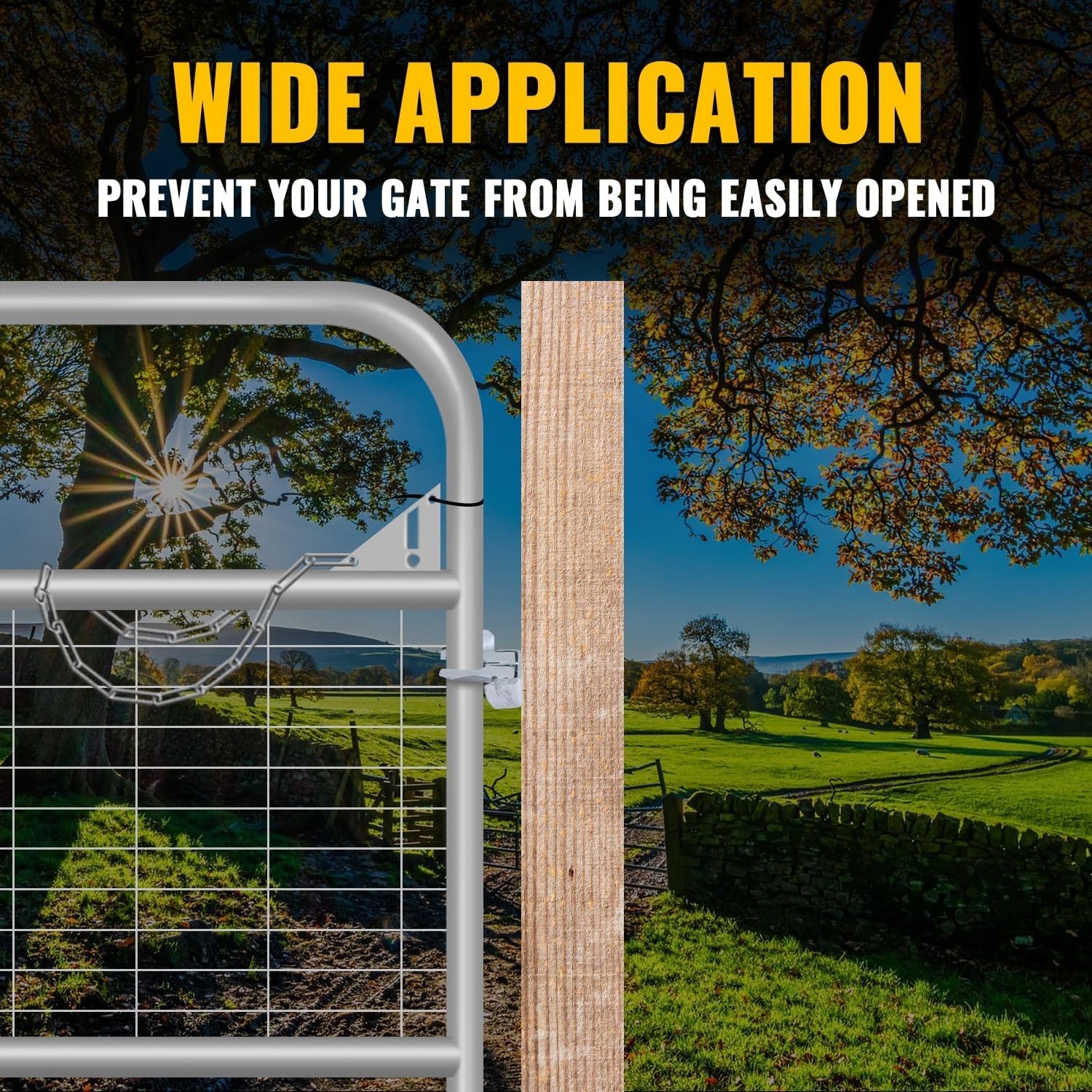 Heavy-Duty Galvanized Butterfly Latch for Gates - Smooth Operation & Security