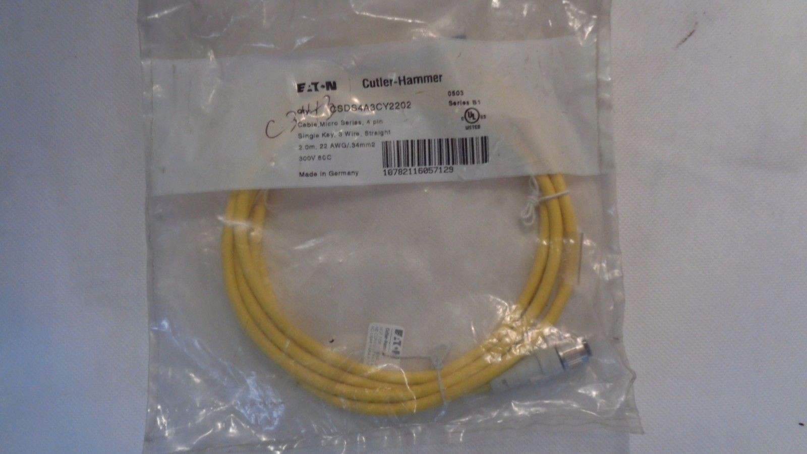 NEW EATON/CUTLER HAMMER CSD4A3CY2202 MICRO SERIES CABLE