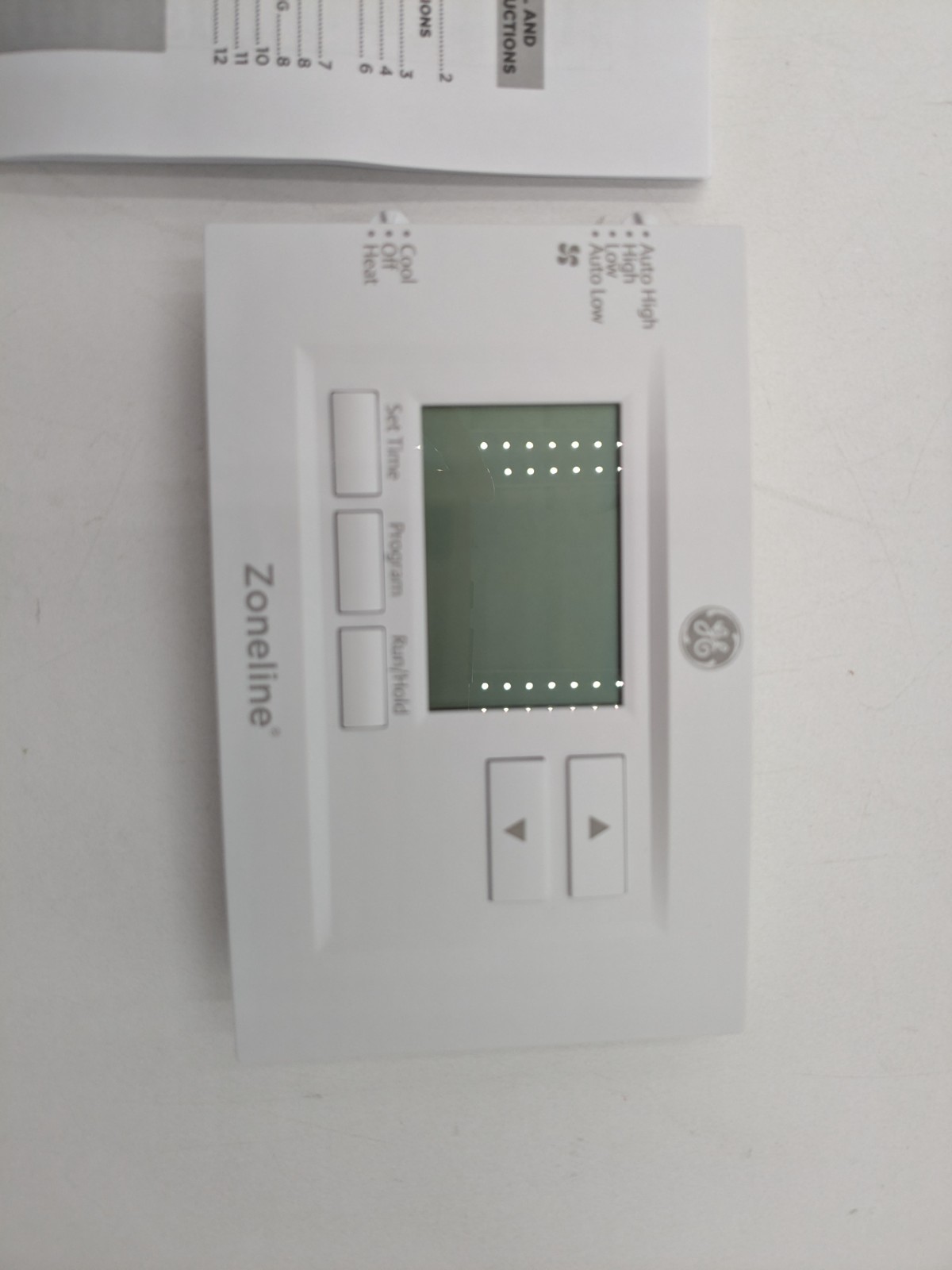 GE Programmable Thermostat for up to Conventional Systems RAK149P2A