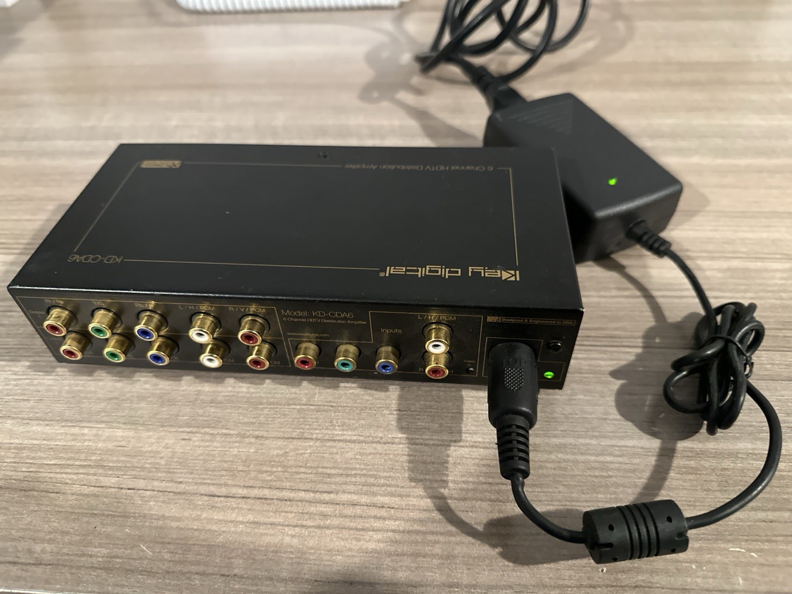 Key Digital KD-CDA6 Xplosion Series 6-Channel HDTV Distribution Amplifier Video