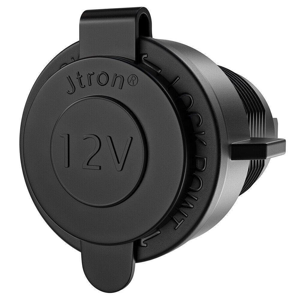 Power Plug Outlet 12V Waterproof Car Motorcycle Boat Cigarette Lighter Socket