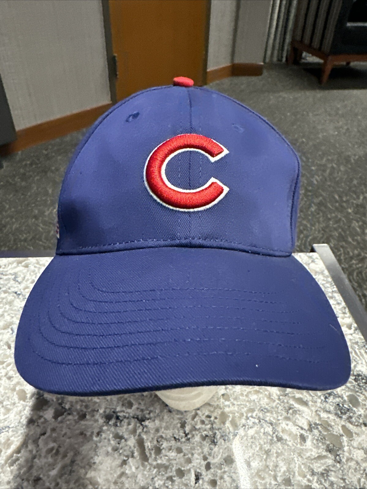 Chicago Cubs Royal Blue w Red  White Hat Cap New Era Adult Snapback MLB GenJune