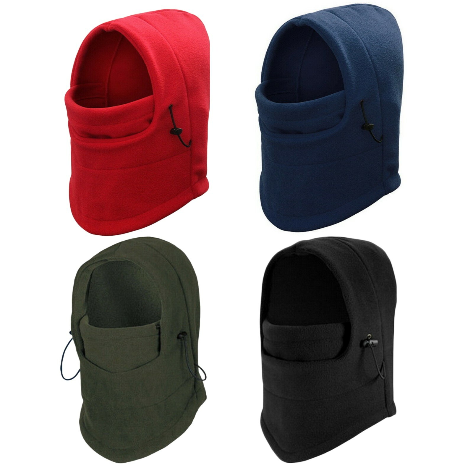Snood Balaclava Ski Mask Thermal Fleece Windproof Warm Face Cover Neck Scarf Hat