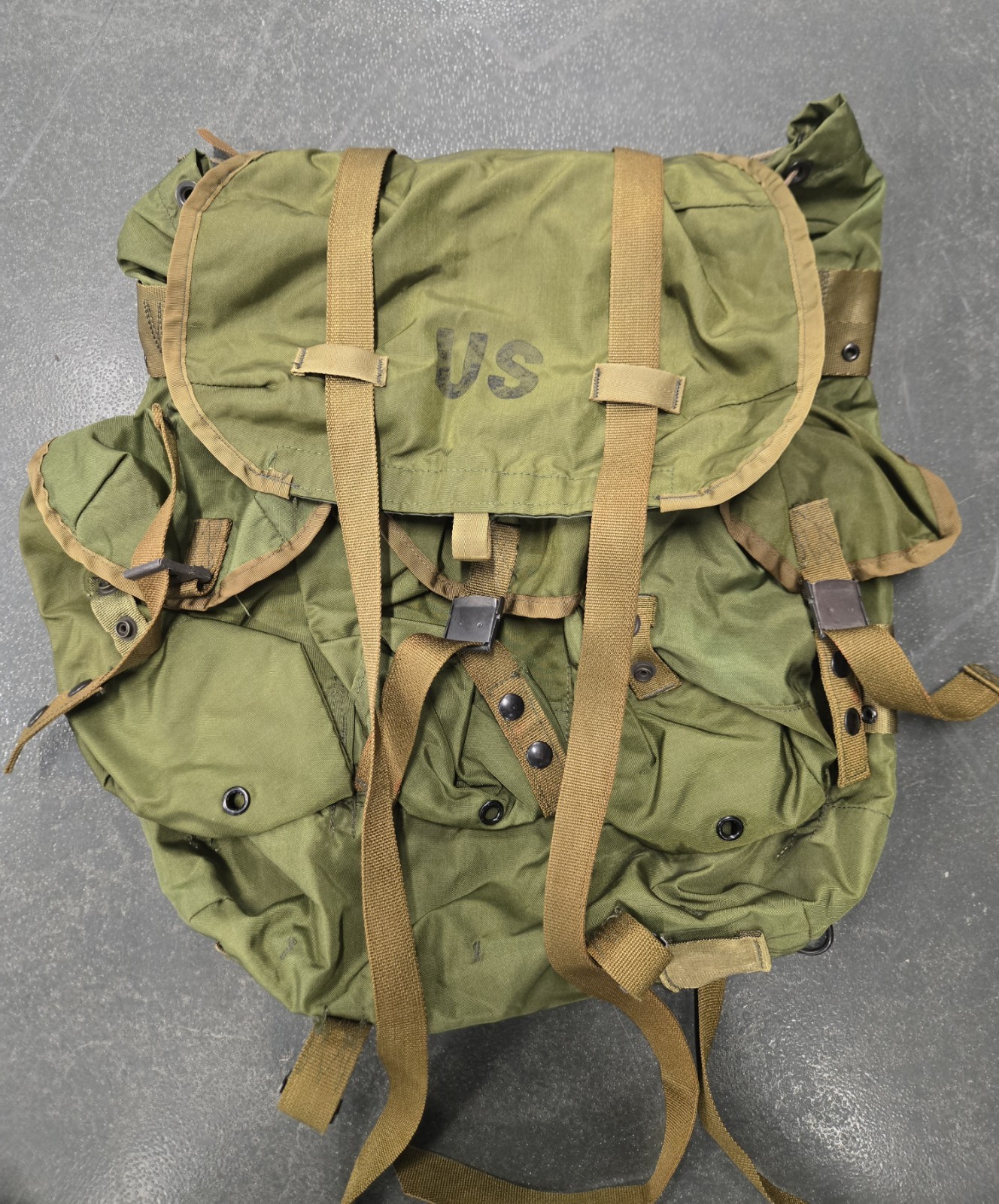 US Military 1974 LC1 ALICE Field Pack Rucksack Medium EARLY Mint