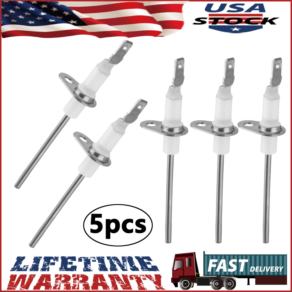 5PCS Gas Furnace Flame Sensor Rod 025-37499-000 ACS90453BXA P1257008F P1257007F