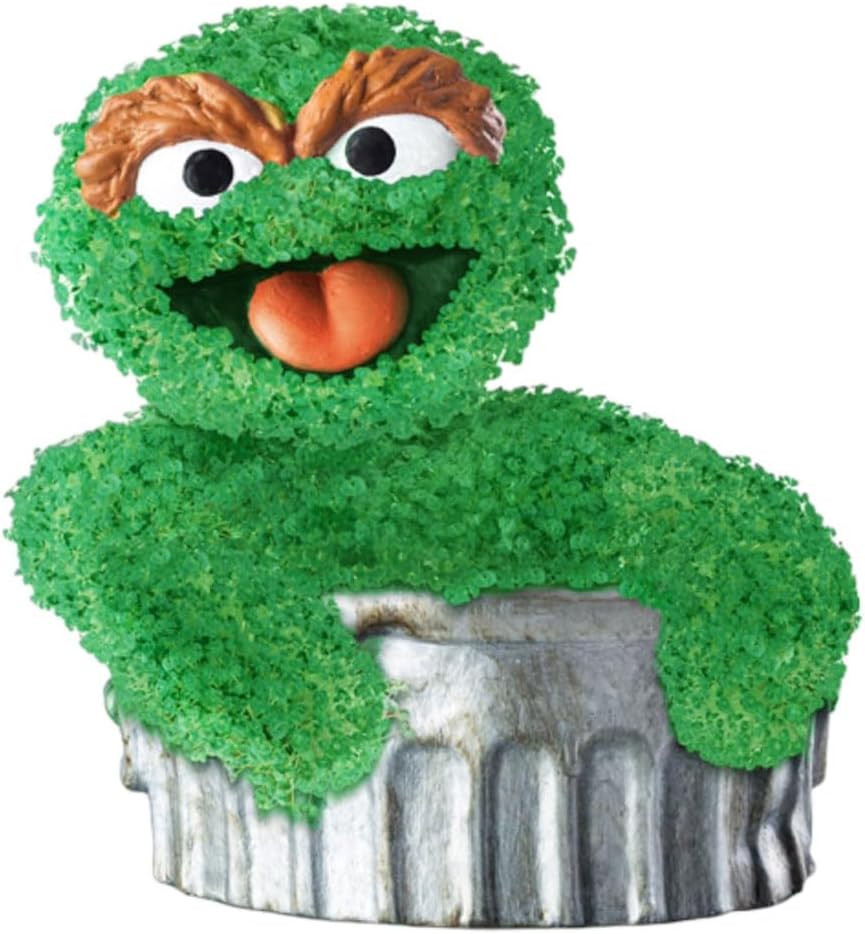 Pet Oscar the Grouch with Seed Pack, Decorative Pottery Planter, Easy to Do and
