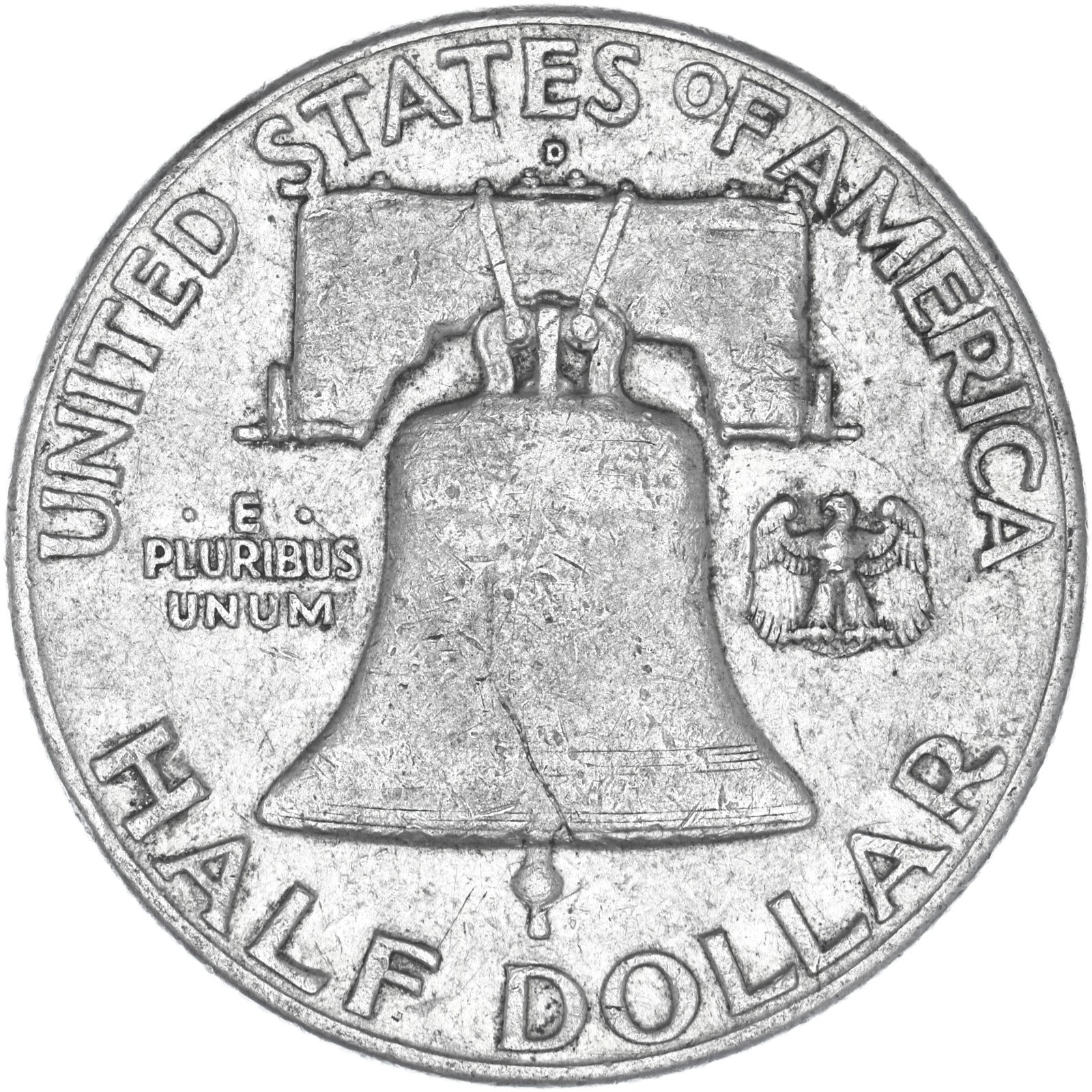 1948 D Franklin Half Dollar Fine 90% Silver