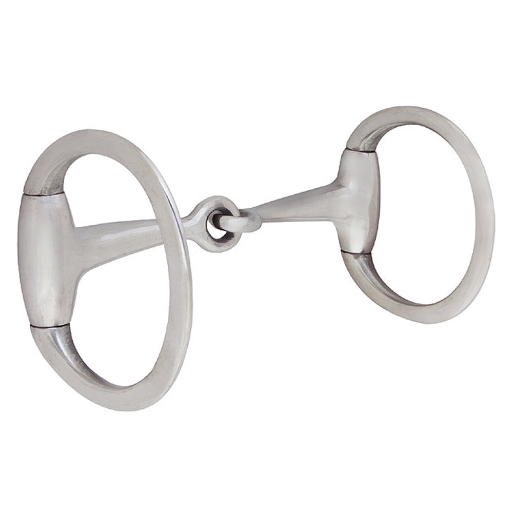 Hilason Western Grazing Snaffle Bit Copper Mouth Medium Port