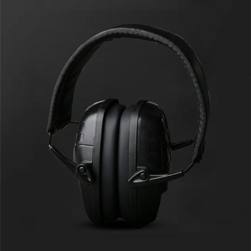 Industrial Noise Canceling Earmuffs Hearing Protection Soundproofing Black