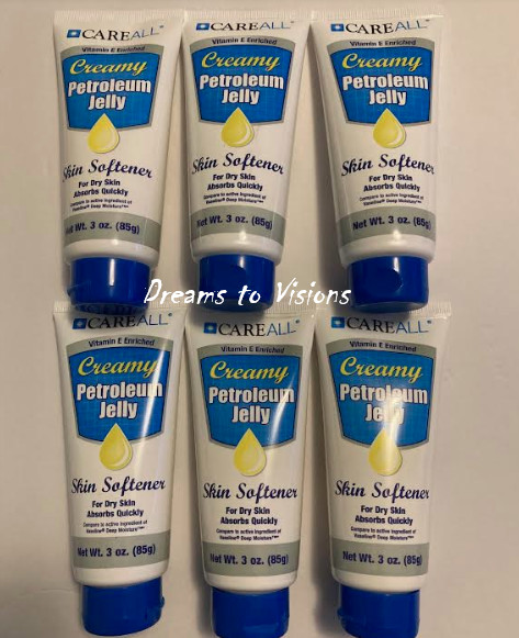 CareAll Creamy Petroleum Jelly With Vitamin E, 3-oz. Tubes (Lot Of 6) *SPECIAL*