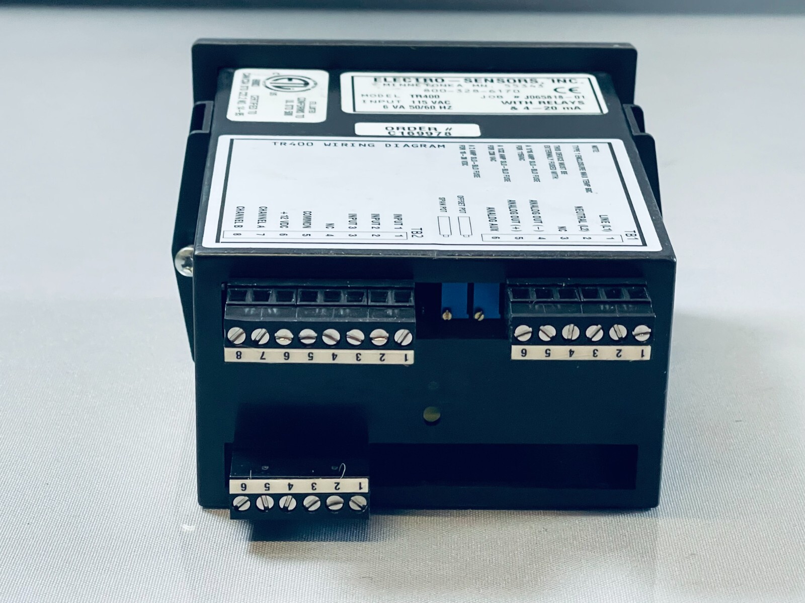 Electro-Sensors TR400 Ratemeter 115V