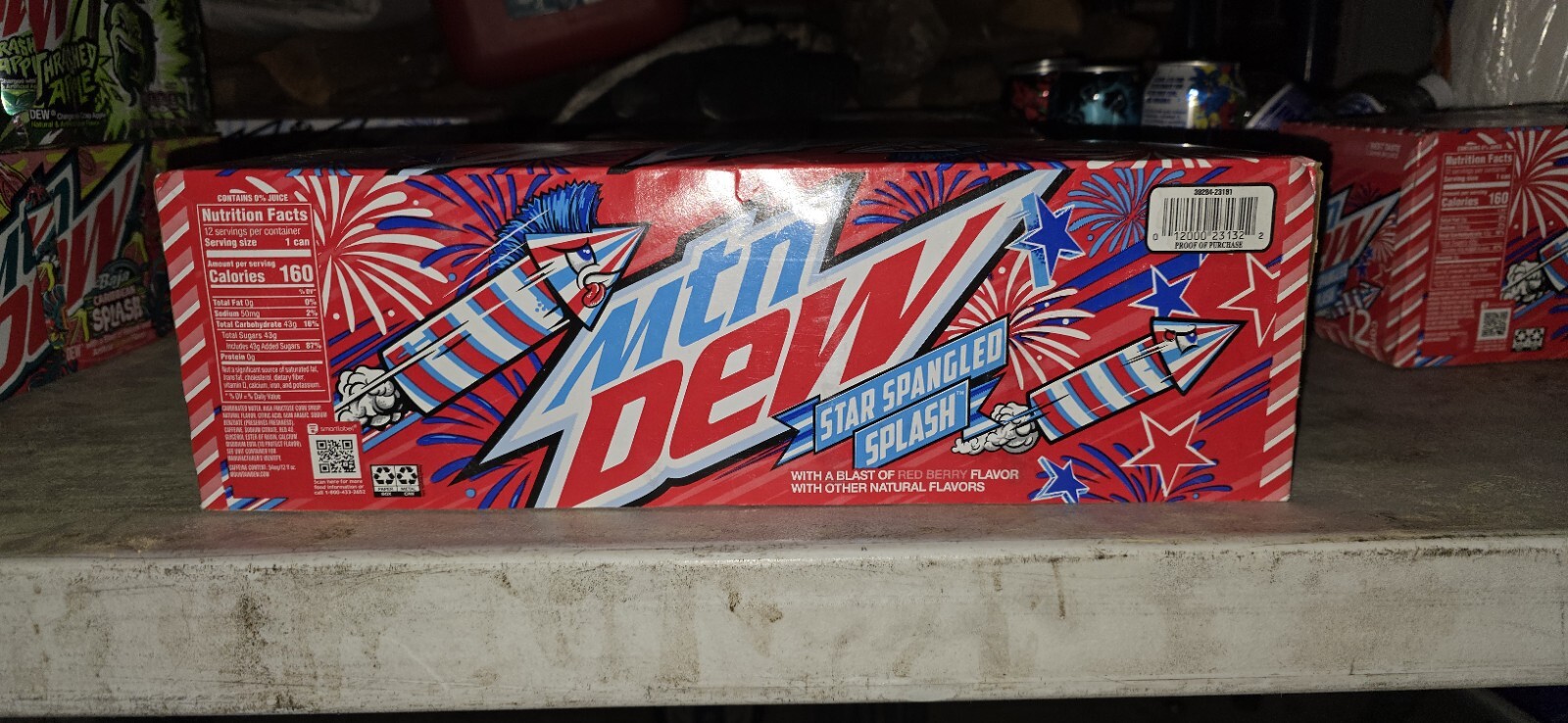 Mtn Dew Star Spangled Splash 12 Pack