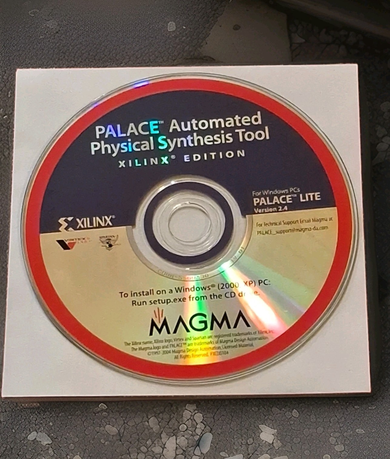 Palace Automated Physical Synthesis Tool MAGMA 1 Cd/disc Software Windows FPGA