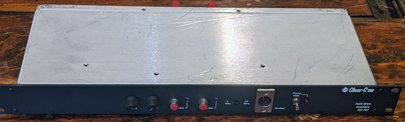Clear-Com AC-701 Tel / 2-Wire Interface Unit (Rack-Mountable)