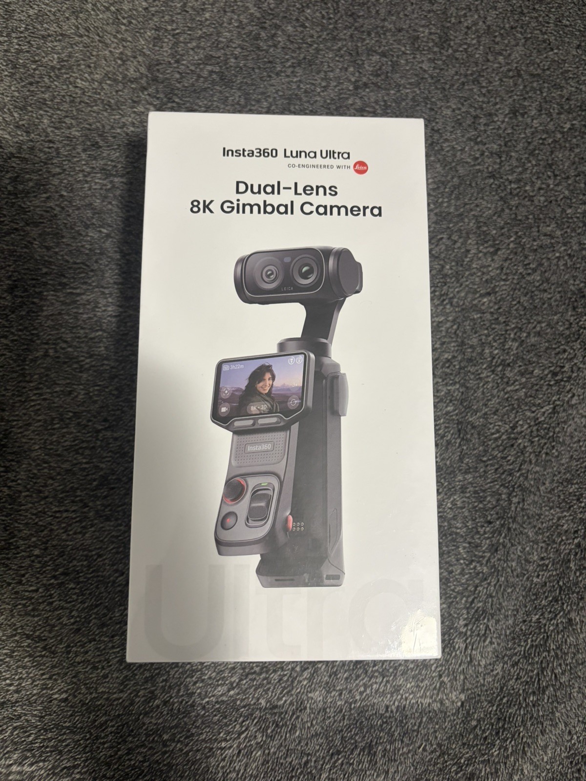 Insta360 Luna Ultra Dual-Lens 8K Gimbal Camera Standard Bundle NEW Sealed