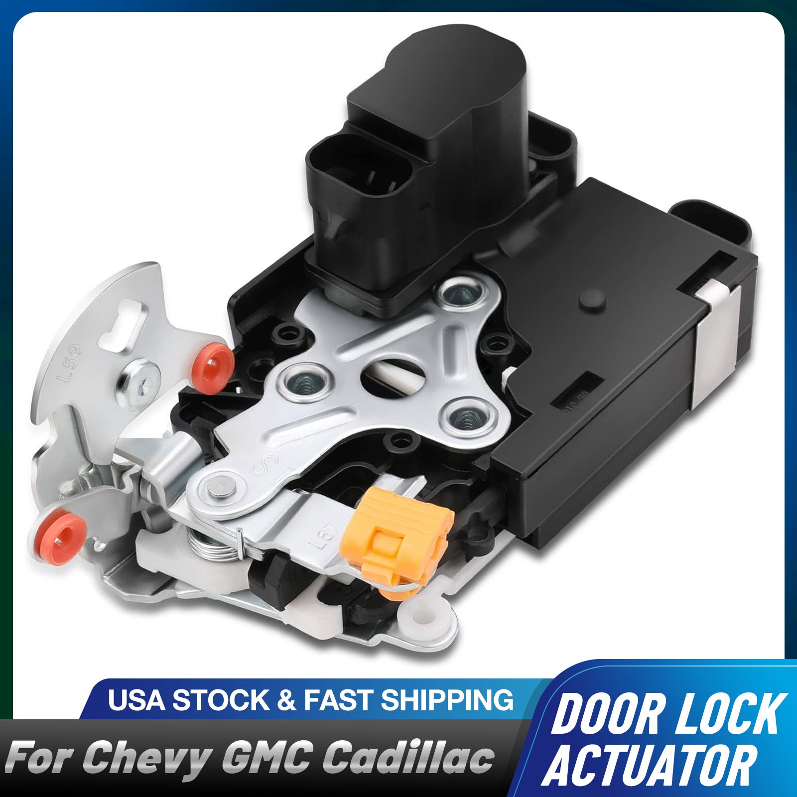 Door Lock Latch Actuator For Chevy Silverado GMC Sierra Yukon Replaces 931-318