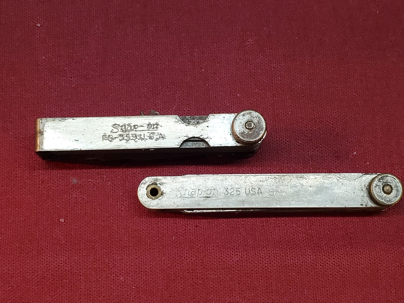 Vtg Snap On FB-359 & 325 Feeler Gauges Pre-owned