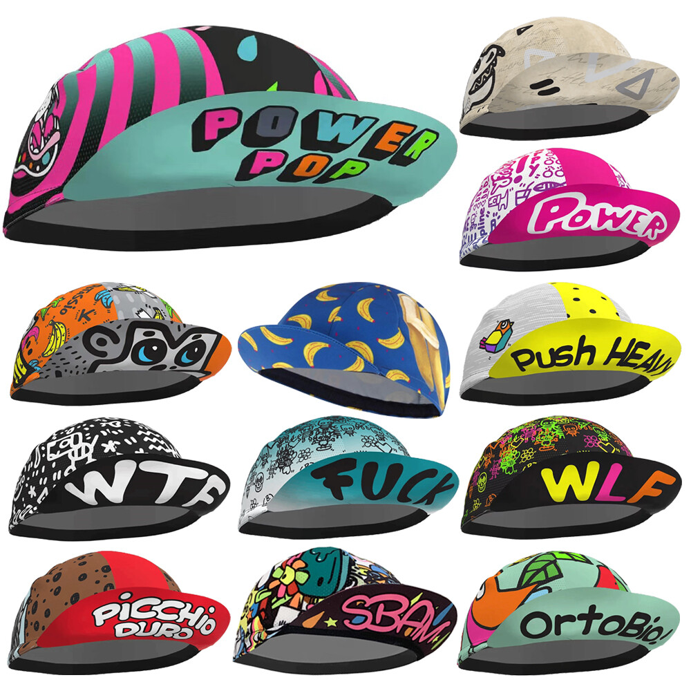 Letter Cycling Caps Men &Women Bike Cap Skiing Raceing Sports Hats Cool Style UK