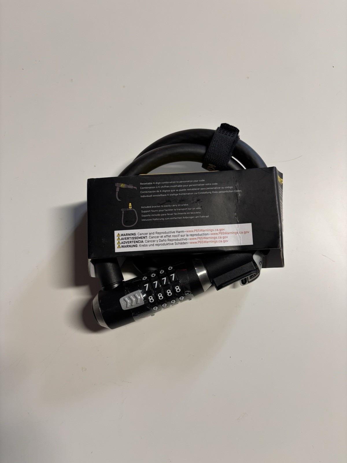 Kryptonite KryptoFlex 1565 Combo Cable Lock 2 Foot Length
