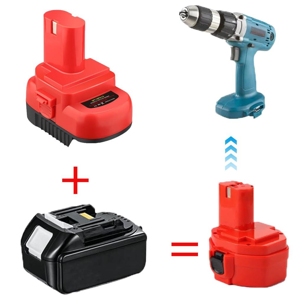 Mt18pa14 Battery Adapter Compatible with Makita 18v to 12v 14.4v Power Tools