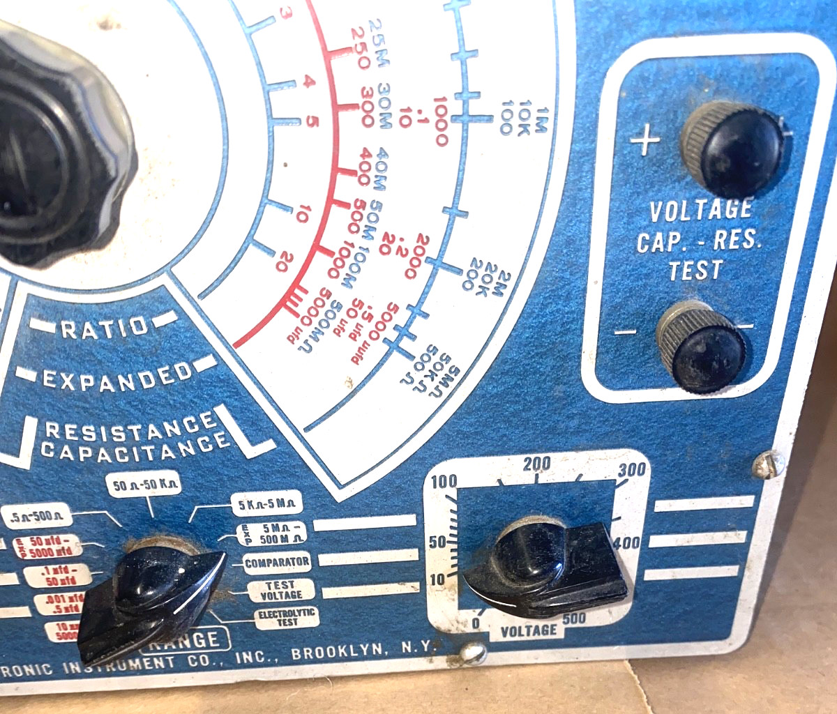 vintage eico electronic instrument co 950A EICO RESISTANCE CAPACTANCE COMPARATOR