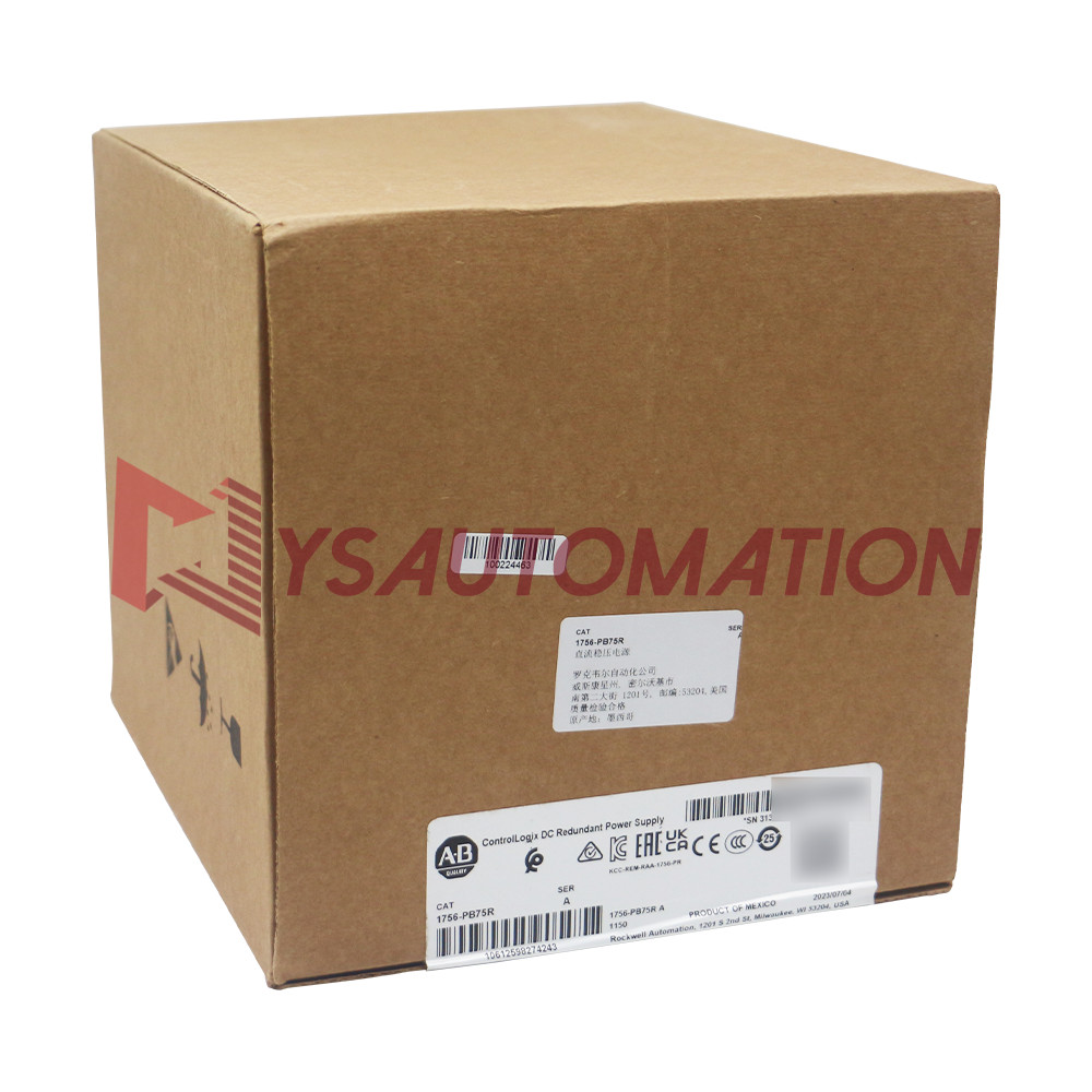 New 1756-PB75R ControlLogix DC Redundant Power Supply  Allen-Bradley