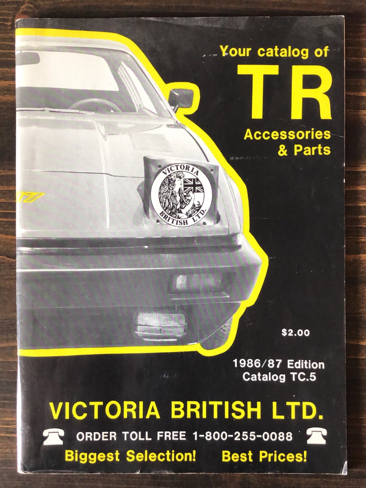 Victoria British Ltd. Catalog - TR Accessories And Parts 1986 / 1987 Edition