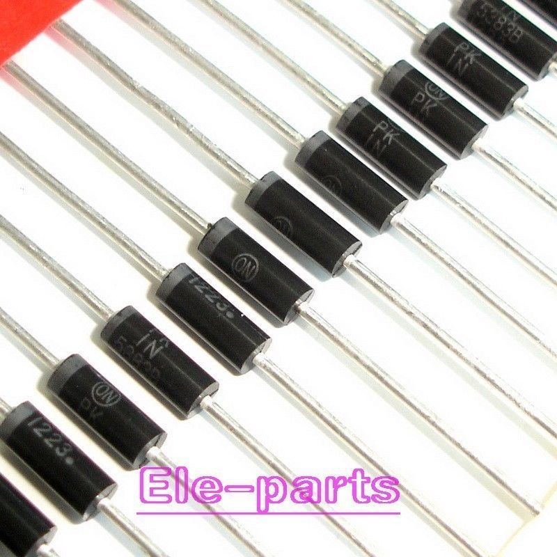 50 PCS 1N5383BRLG 17-02 1N5383B 1N5383 IN5383 5 W Glass Passivated Zener Diode