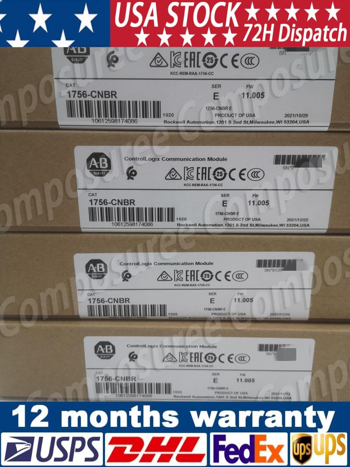 NEW AB 1756-CNBR ControlNet Redundant Bridge Module 1756 CNBR free shipping