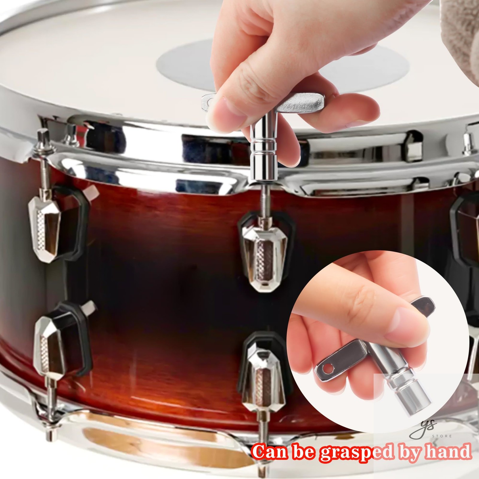 4 Pack Drum Keys Universal Tool for Tuning High Tension Drums Includes Speed Key