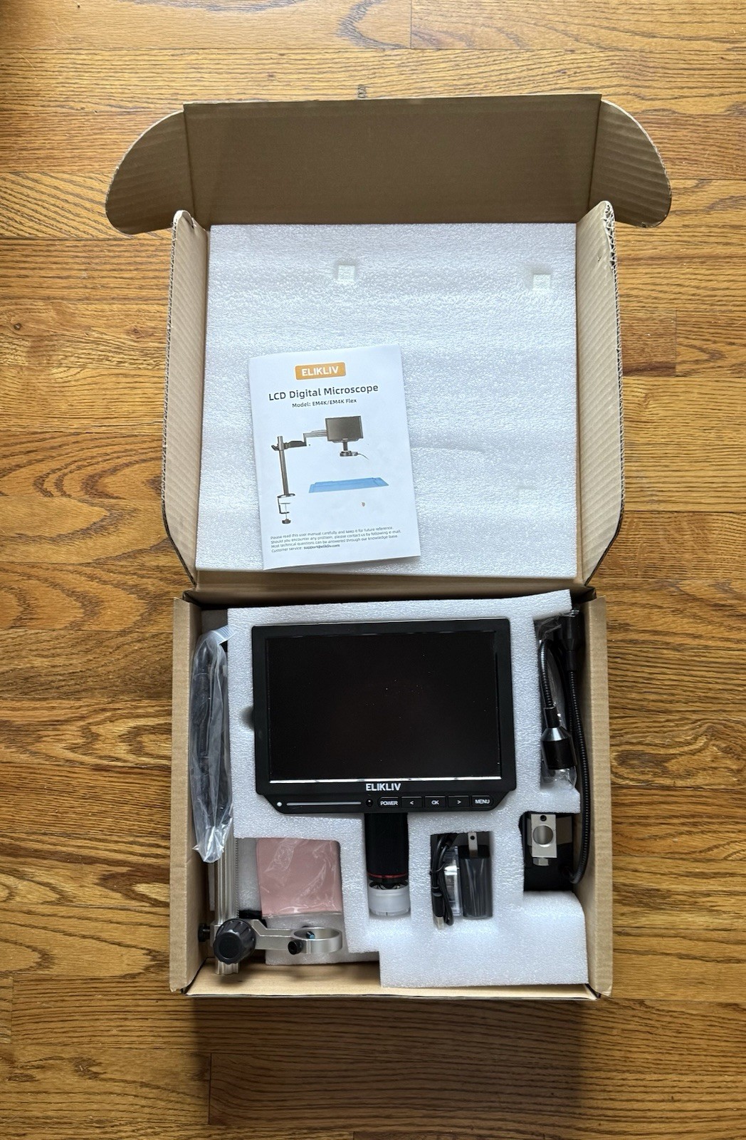 Elikliv 4K LCD Digital Microscope 8" Coin Microscope (Free Shipping!)