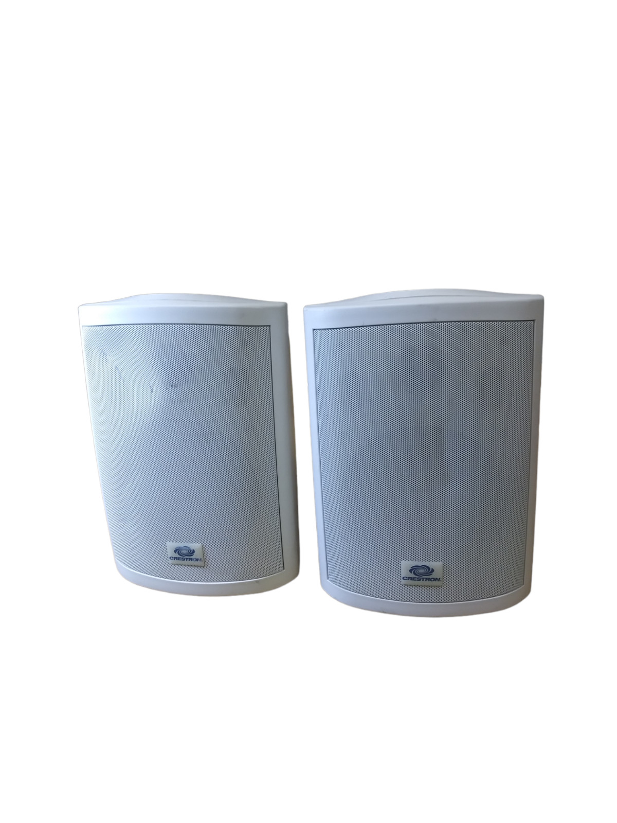 Crestron 80 watt presentation speaker pair (white) FS6-W tested good