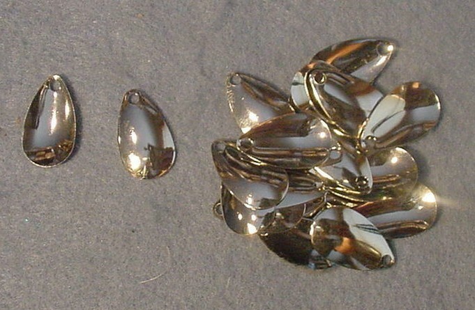 Lot of 25 Lakeland #2 Premium Nickel Indiana Spinnerbait Blade #210002