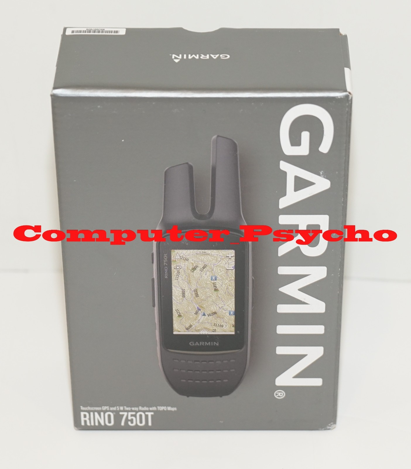 GARMIN RINO 750T TOUCHSCREEN GPS & 5 W TWO-WAY RADIO W TOPO MAPS 010-01958-30