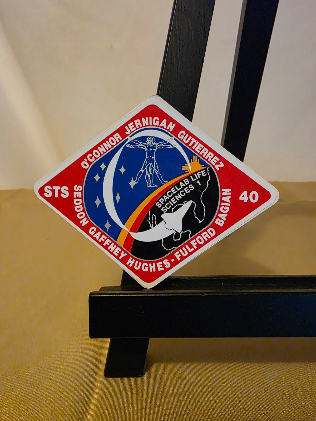 NASA SPACE SHUTTLE STS-40 Crew Patch Sticker - 5 inches
