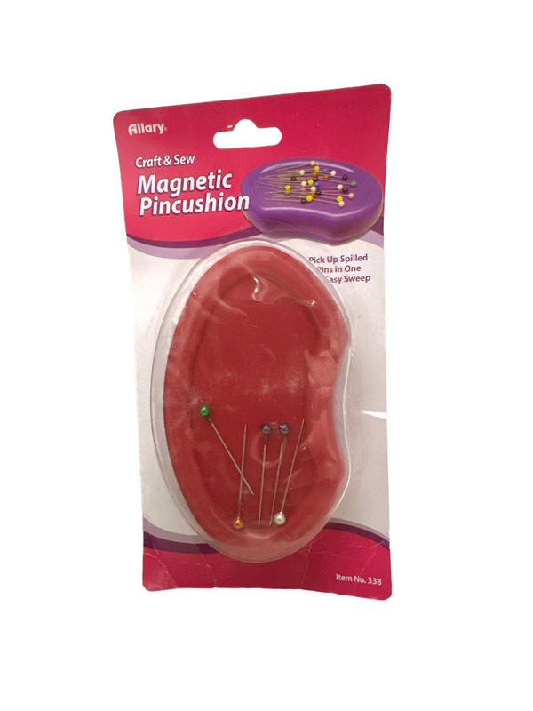 Magnetic Pin Cushion, Colors May Vary 2-Pack