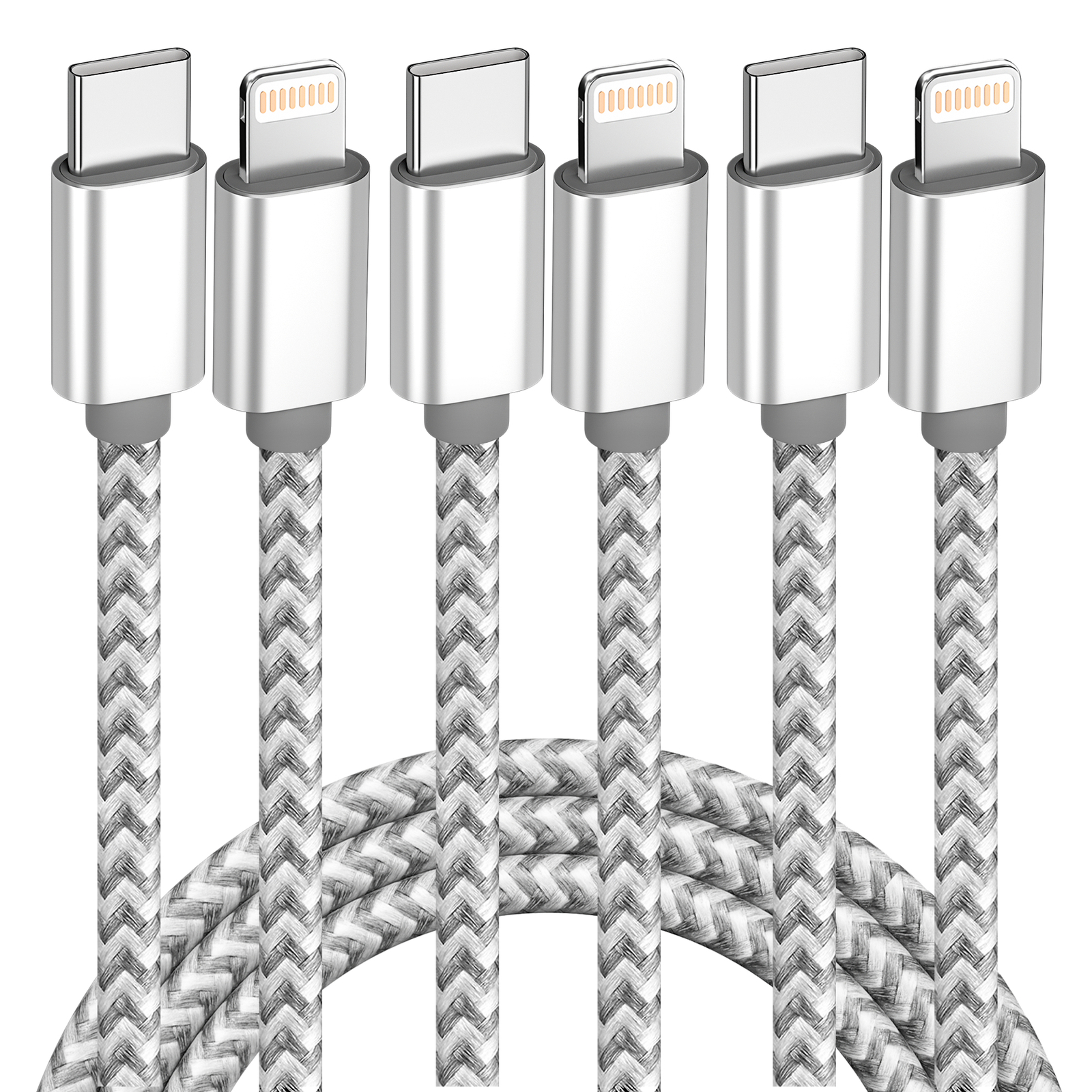 3 Pack 3FT Fast Charging Cable OEM Original for iPhone 14 13 12 11 Pro Max XR