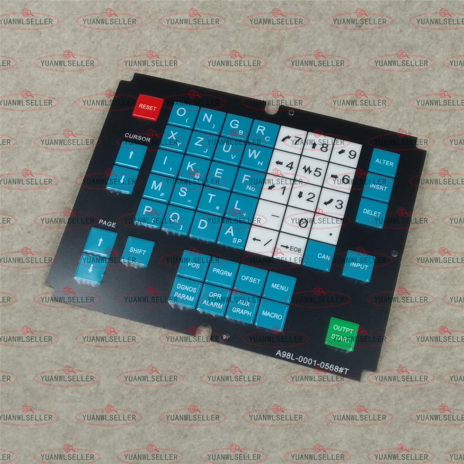 For A98L-0001-0568#​T FANUC MEMBRANE KEYSHEET KEYPAD