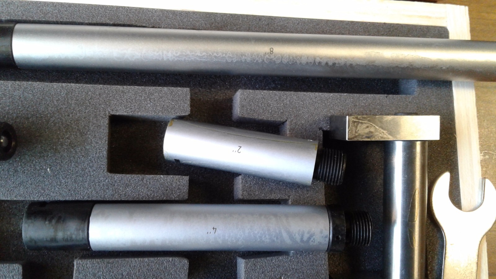 2 - 20" PRECISION INSIDE MICROMETER #400-220-NEW