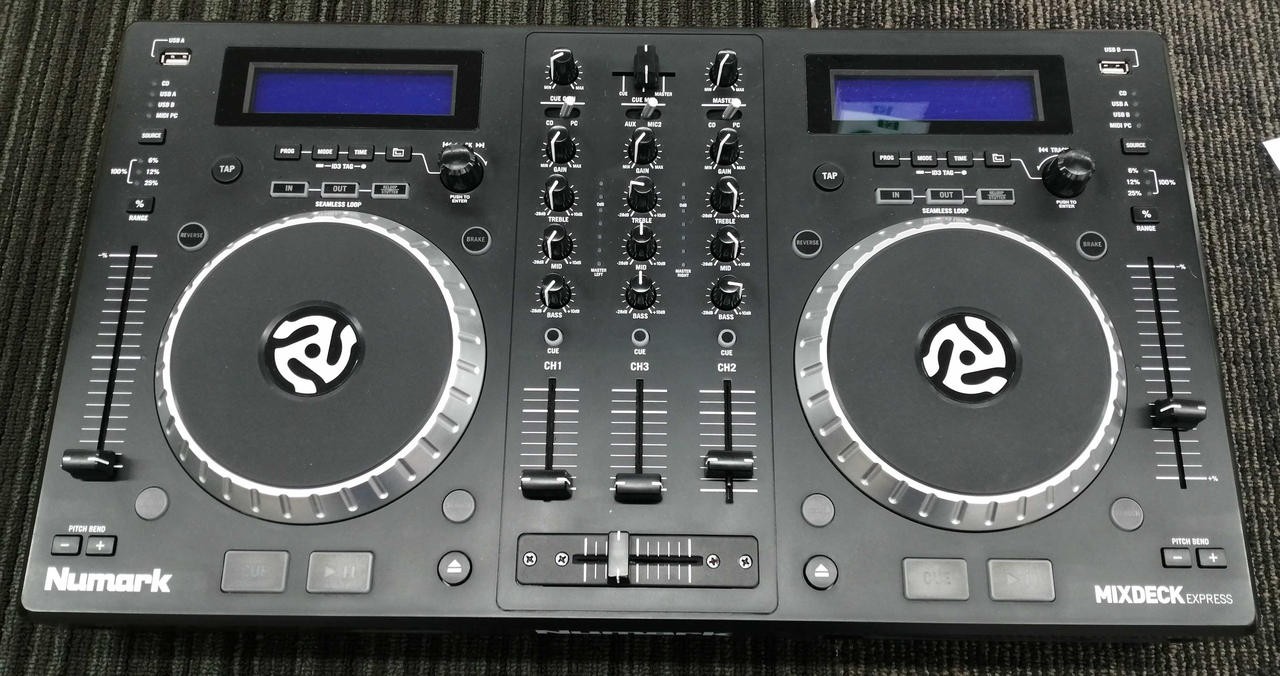 Numark Mixdeck Express 100V DJ Controller Ready to Use Fully Functional